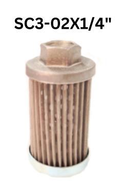 [SC3-02X1/4"] SUCTION STRAINER